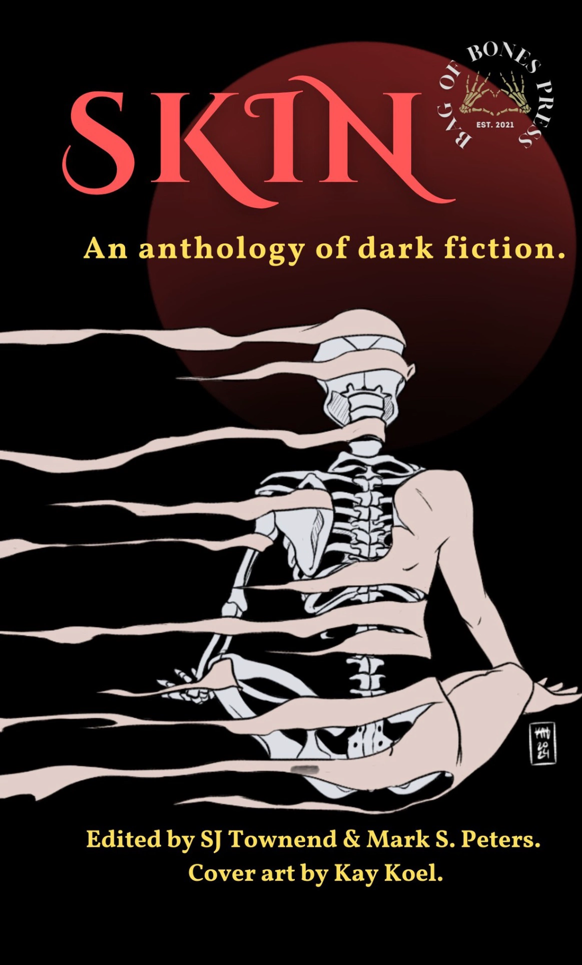 Cover of SKIN: An anthology of dark fiction.