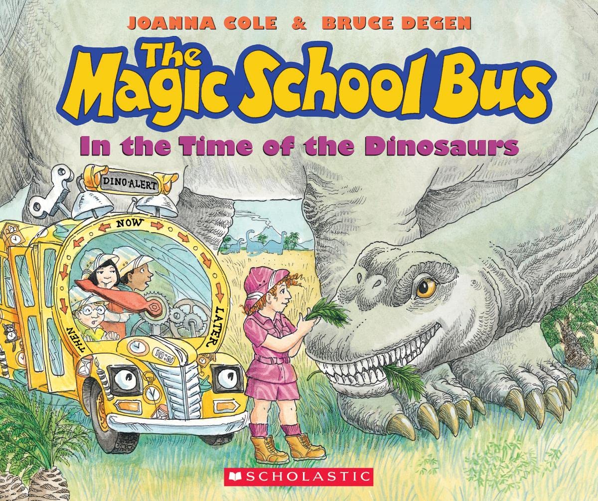 Cover of The Magic School Bus in the Time of the Dinosaurs